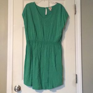 Elastic-waist dress